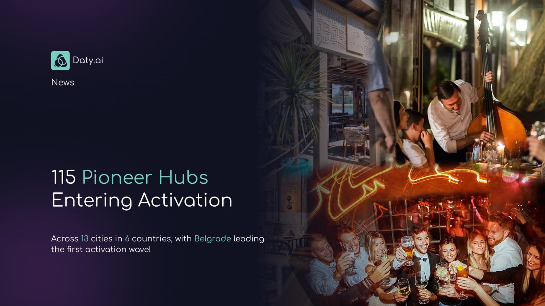 Daty.ai Moves Into Execution as 115 Pioneer Hubs Enter Activation Across 13 Cities